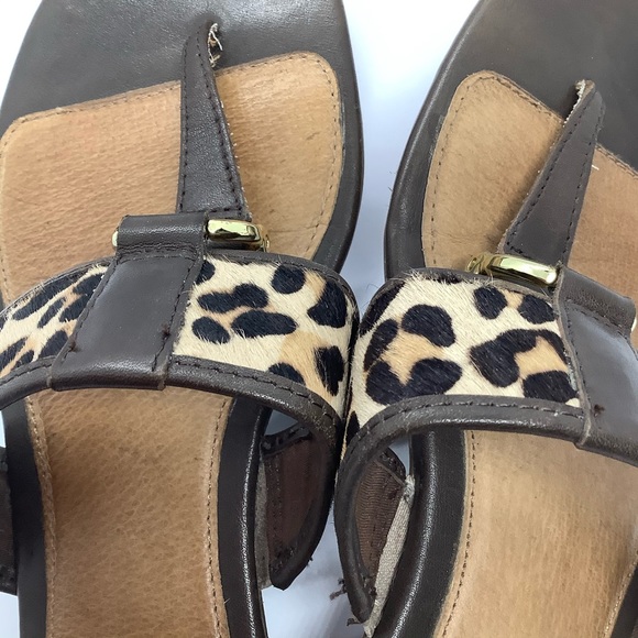 SPERRY TOPSIDER LEATHER THONG SANDAL - Picture 4 of 9